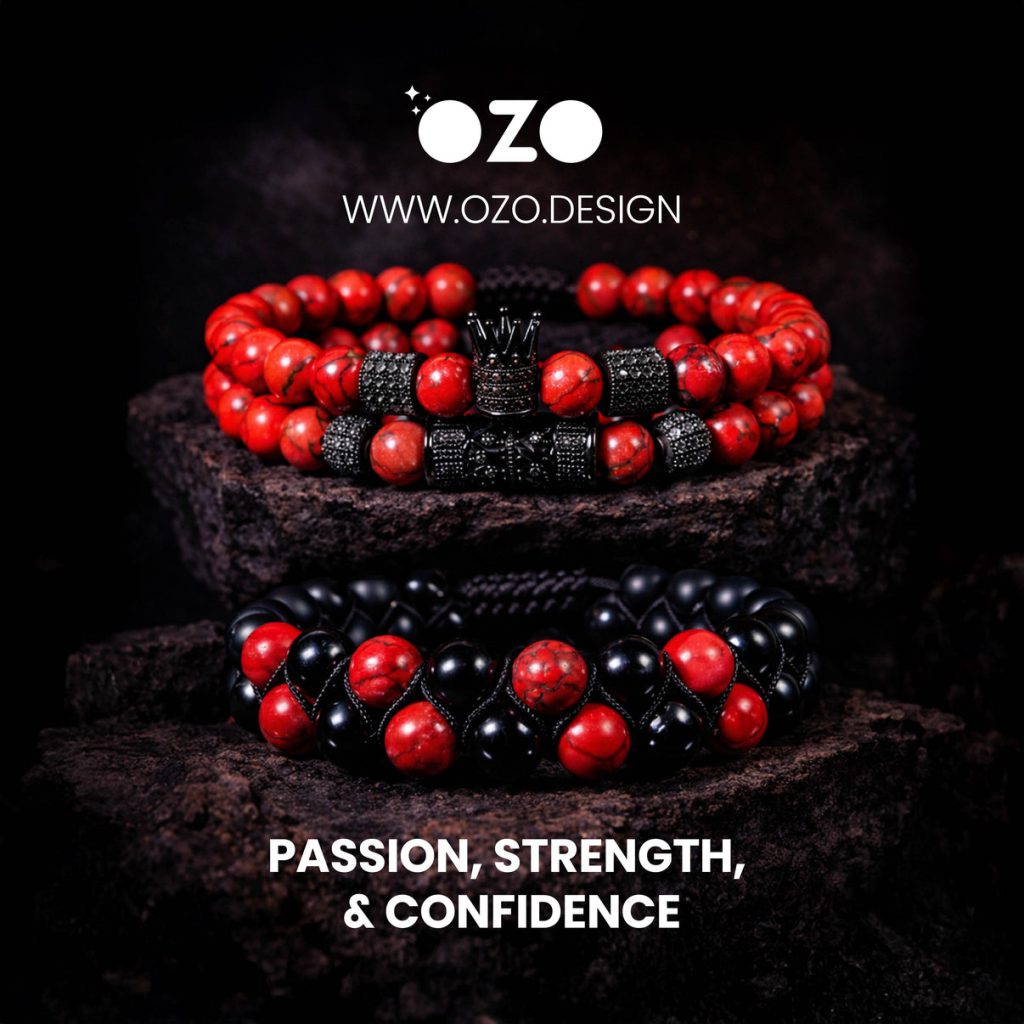 OZO Crimson Crown Stone Bracelet (GIFT SET) 2